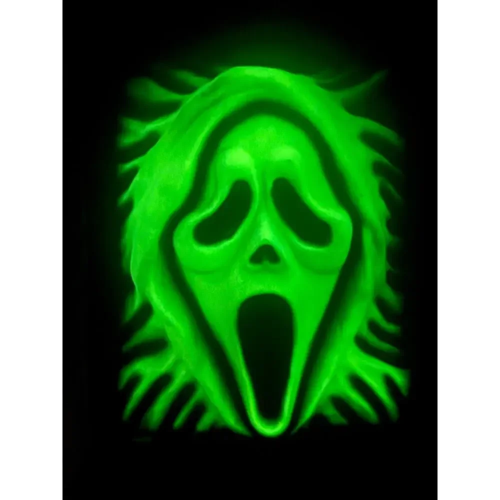 1997 Fun World Scream Movie Ghostface 3D Wall Hanging Glow Dark Plastic Mold Use